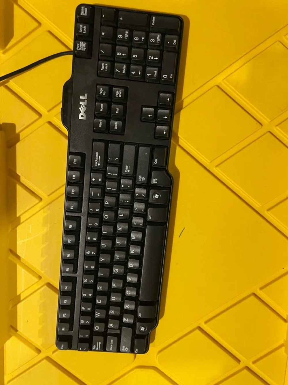Dell Black Wired USB Full-Size Keyboard